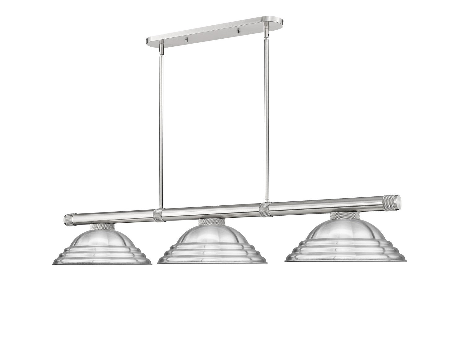Z-Lite - 3050-3BN-SBN - Three Light Billiard - Vanguard - Brushed Nickel