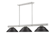 Z-Lite - 3050-3BN-SMB - Three Light Billiard - Vanguard - Brushed Nickel
