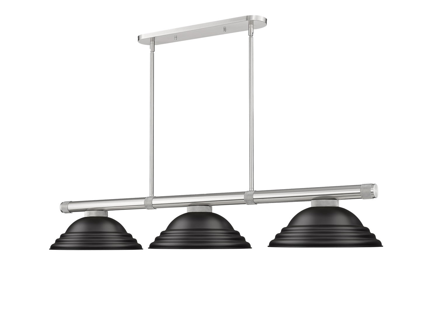 Z-Lite - 3050-3BN-SMB - Three Light Billiard - Vanguard - Brushed Nickel
