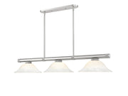 Z-Lite - 3050-3BN-WM16 - Three Light Billiard - Vanguard - Brushed Nickel