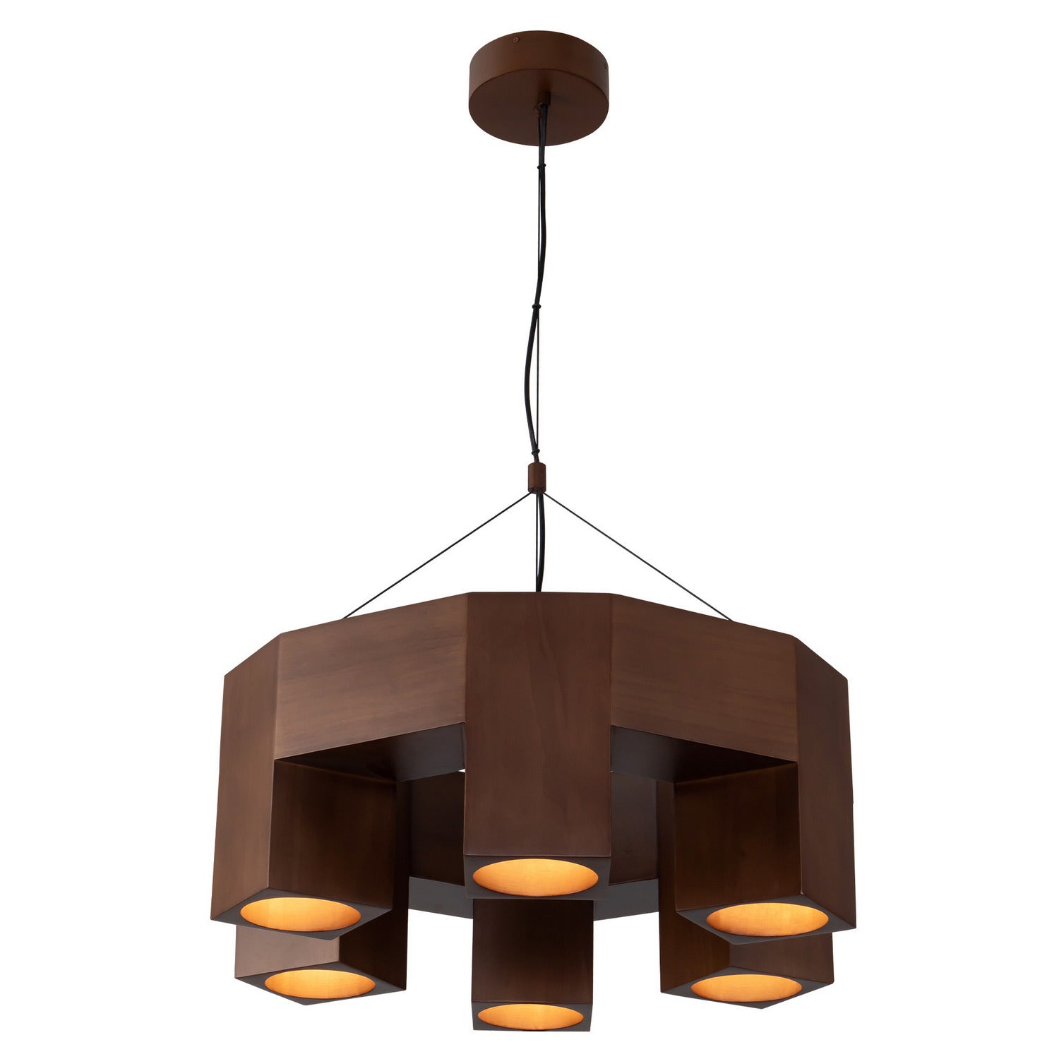 Kuzco Lighting - CH12626-WT - LED Chandelier - Bosco - Walnut