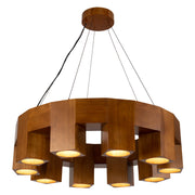 Kuzco Lighting - CH12638-ON - LED Chandelier - Bosco - Natural Oak