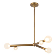 Kuzco Lighting - CH32841-VB/OP - LED Chandelier - Reese - Vintage Brass/Opal Glass
