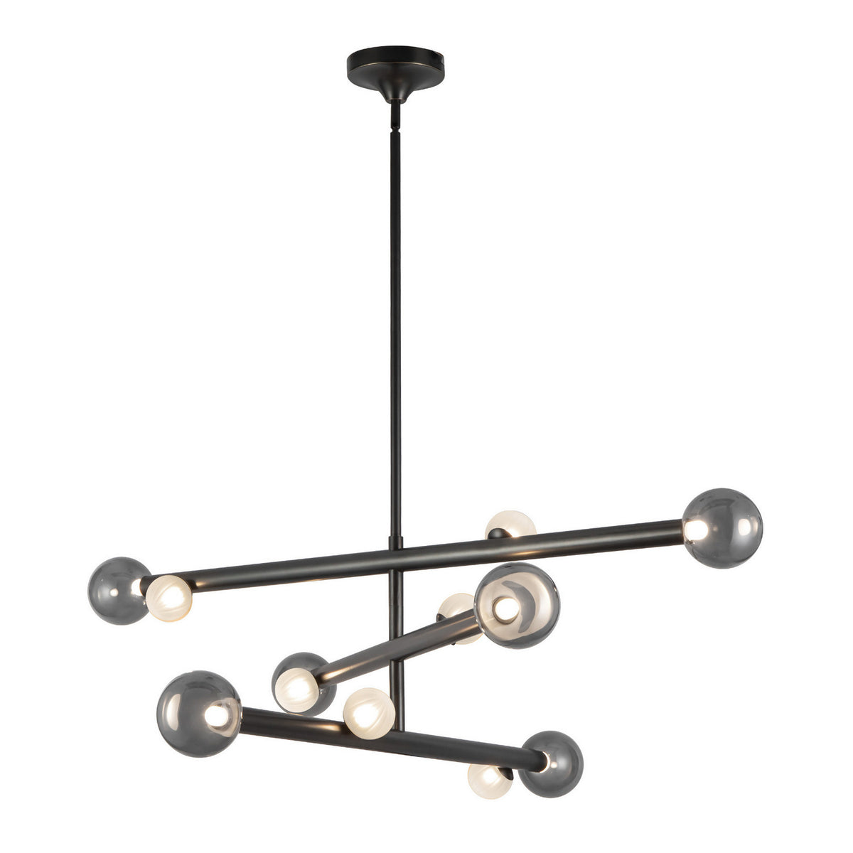 Kuzco Lighting - CH32848-UB/SM - LED Chandelier - Reese - Urban Bronze/Smoked Glass