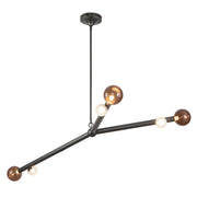 Kuzco Lighting - CH32853-UB/AM - LED Chandelier - Reese - Urban Bronze/Amber Glass