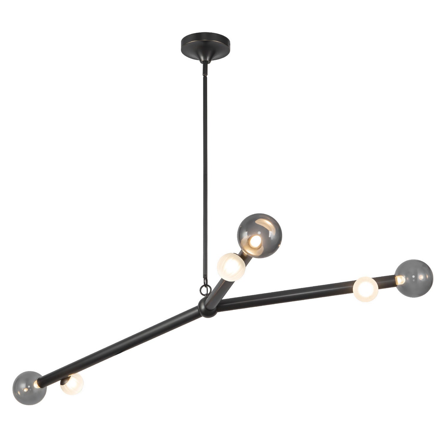 Kuzco Lighting - CH32853-UB/SM - LED Chandelier - Reese - Urban Bronze/Smoked Glass