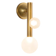 Kuzco Lighting - WS32814-VB/OP - LED Wall Sconce - Reese - Vintage Brass/Opal Glass