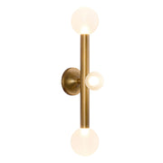 Kuzco Lighting - WS32823-VB/OP - LED Vanity Light - Reese - Vintage Brass/Opal Glass