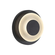 Kuzco Lighting - EW97204-BK/FR - LED Exterior Wall Sconce - Stephord - Black/Frosted Glass