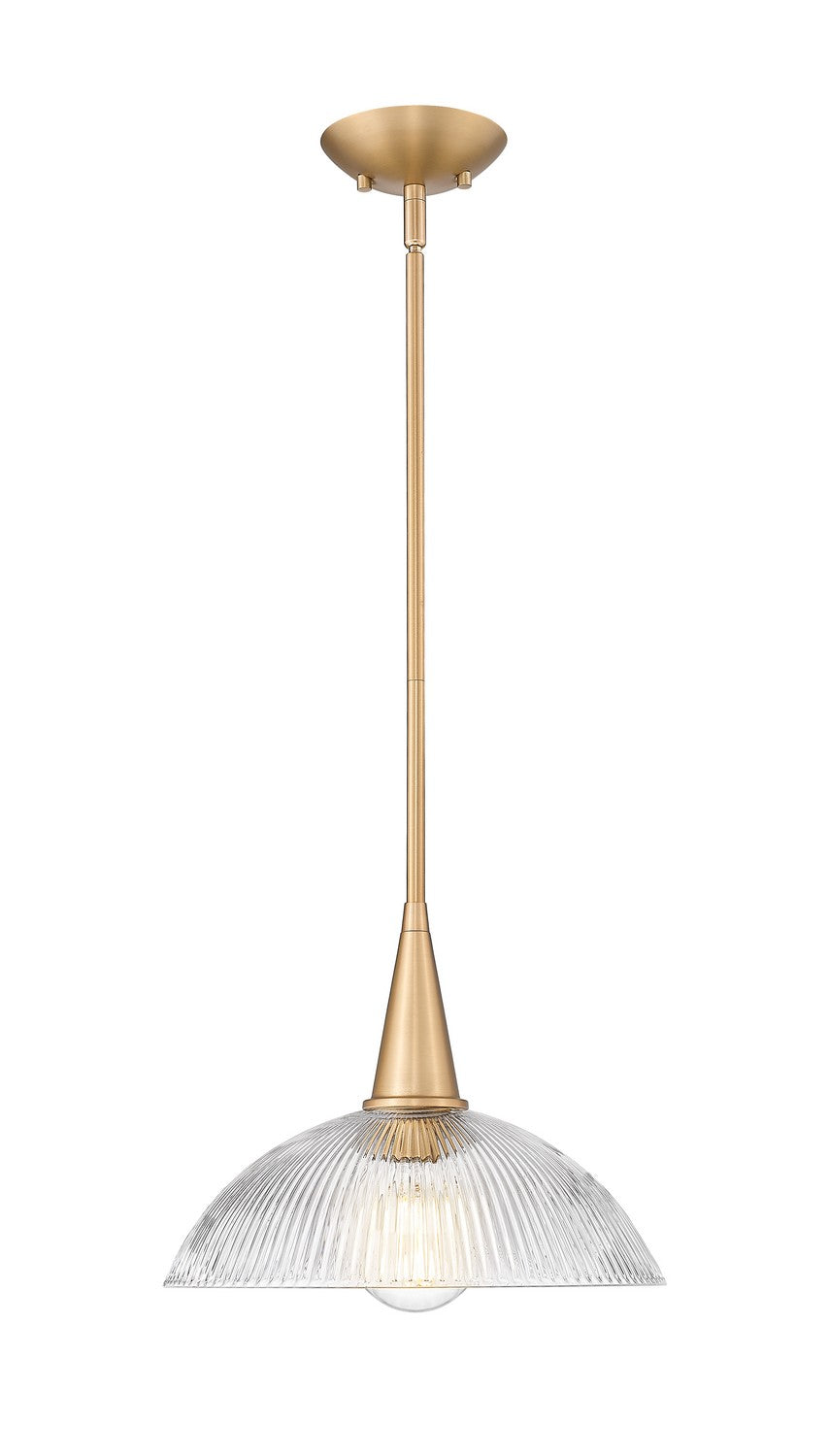 Z-Lite - 3051P12-MGLD - One Light Pendant - Lunelle - Modern Gold