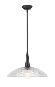 Z-Lite - 3051P18-MB - One Light Pendant - Lunelle - Matte Black
