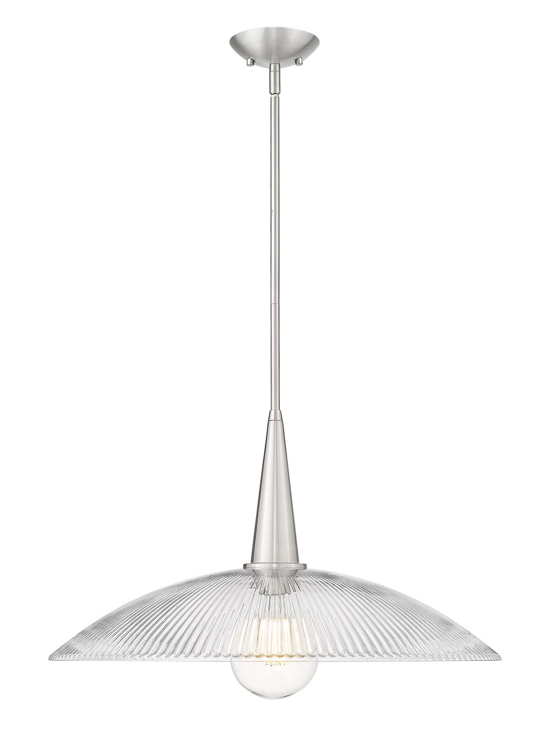 Z-Lite - 3051P24-BN - One Light Pendant - Lunelle - Brushed Nickel