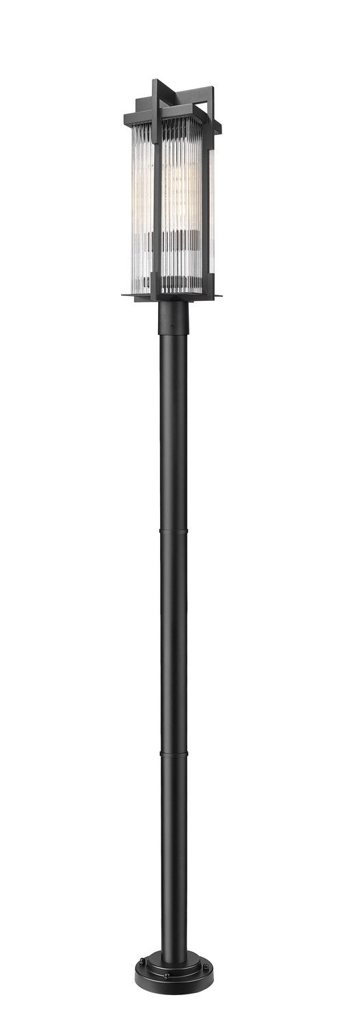 Z-Lite - 5031PHBR-5012P-BK - Two Light Outdoor Post Mounted Fixture - Fortis - Sand Black