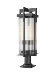 Z-Lite - 5031PHBR-533PM-BK - Two Light Outdoor Pier Mounted Fixture - Fortis - Sand Black