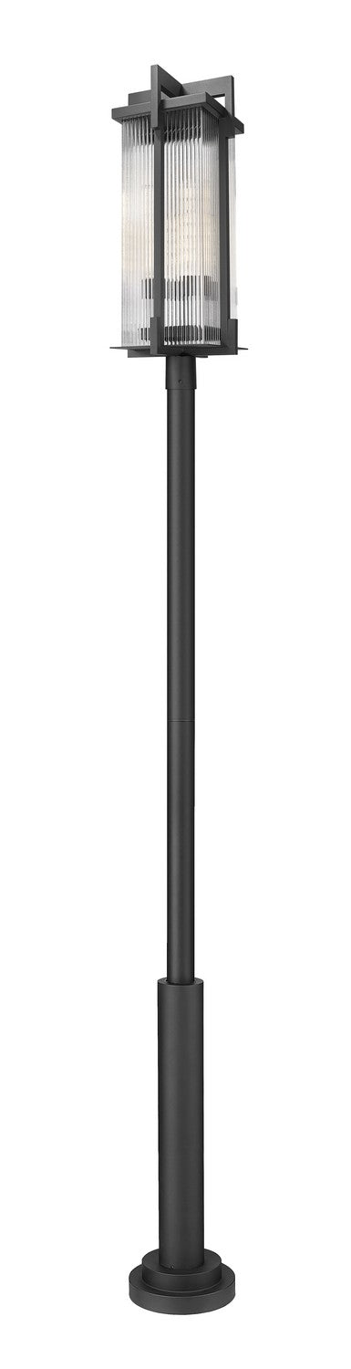 Z-Lite - 5031PHXLR-5010P-BK - Three Light Outdoor Post Mounted Fixture - Fortis - Sand Black