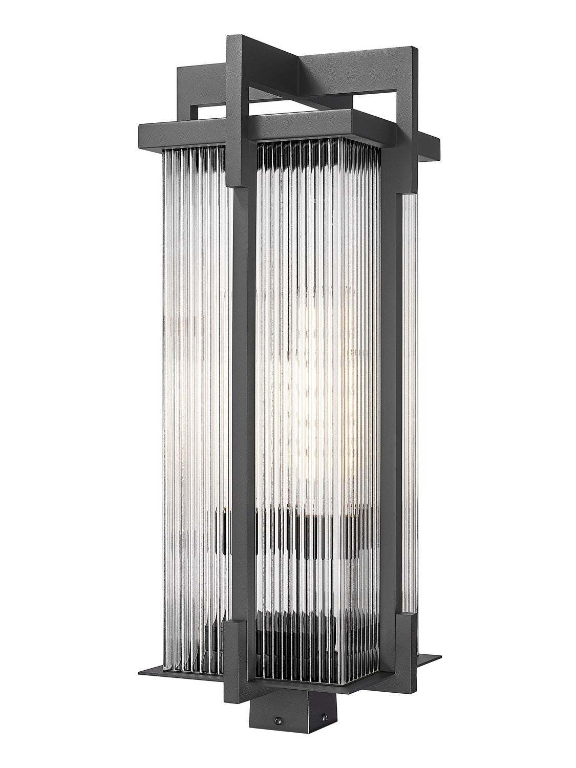 Z-Lite - 5031PHXLS-BK - Three Light Outdoor Post Mount Fixture - Fortis - Sand Black