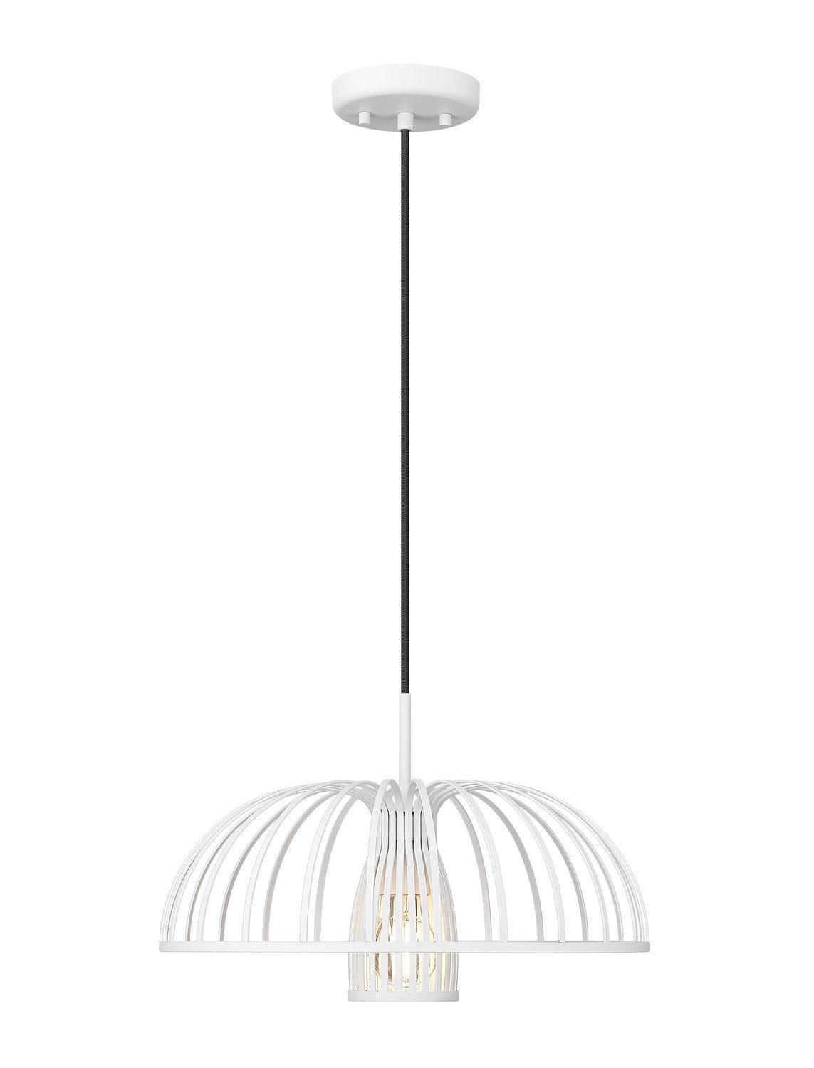 Z-Lite - 623P16-TXWH - One Light Pendant - Valencia - Texture White