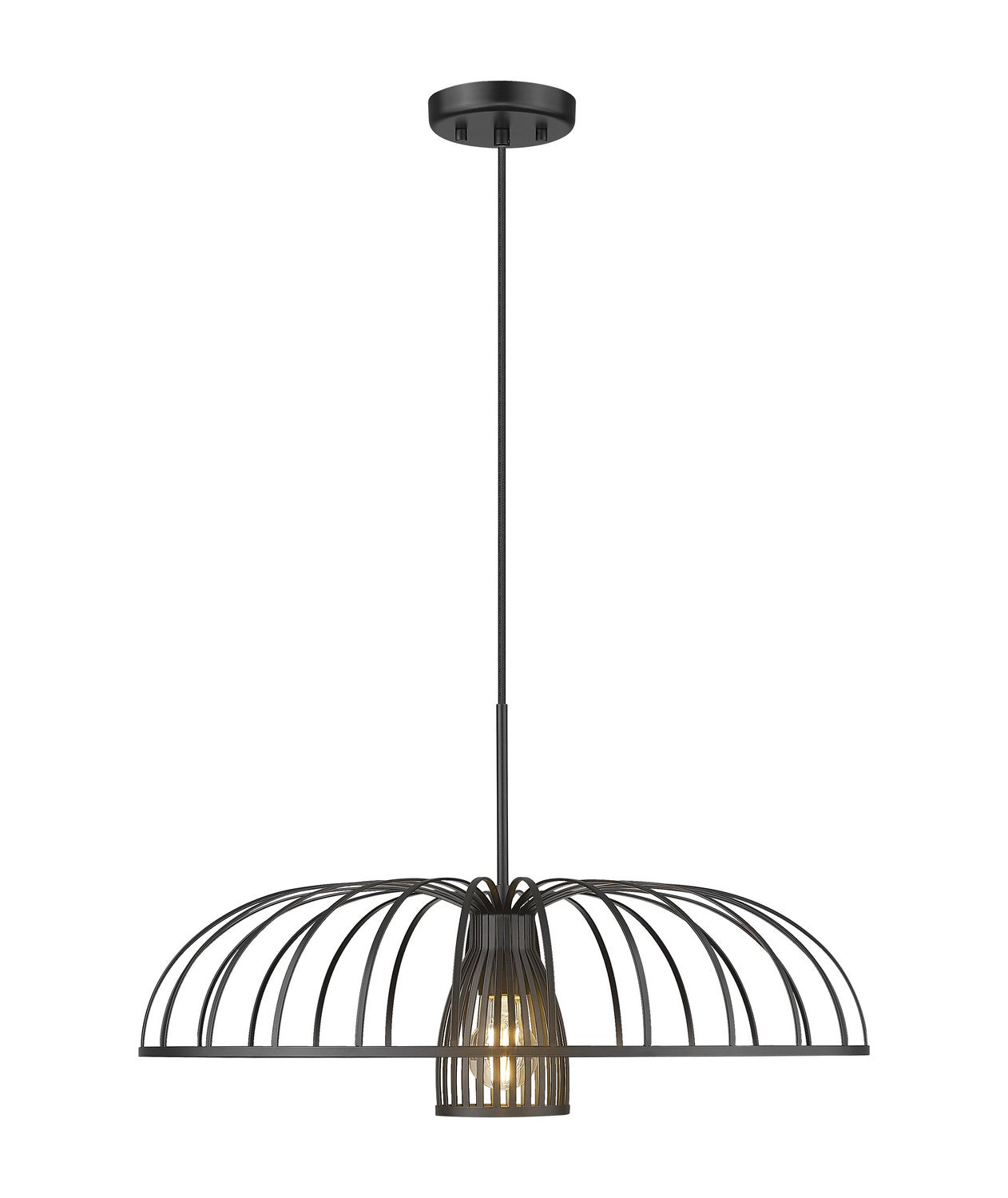 Z-Lite - 623P24-MB - One Light Pendant - Valencia - Matte Black