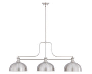 Z-Lite - 725-3BN-D13BN - Three Light Billiard - Melange - Brushed Nickel