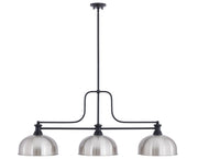 Z-Lite - 725-3MB-D13BN - Three Light Billiard - Melange - Matte Black
