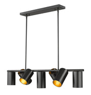 Z-Lite - 7520-7L-MB - Seven Light Linear Chandelier - Lumina - Matte Black