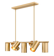 Z-Lite - 7520-7L-MGLD - Seven Light Linear Chandelier - Lumina - Modern Gold