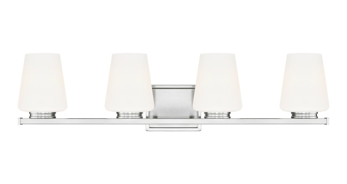 Z-Lite - 7703-4V-BN - Four Light Vanity - Nextra - Brushed Nickel