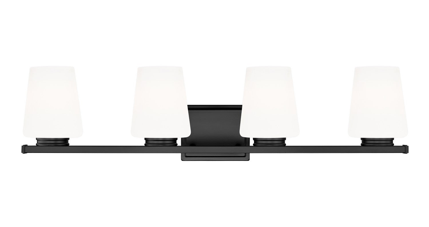 Z-Lite - 7703-4V-MB - Four Light Vanity - Nextra - Matte Black