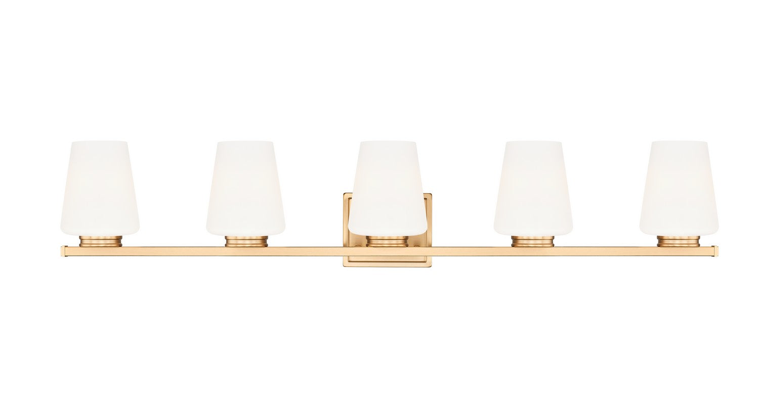Z-Lite - 7703-5V-MGLD - Five Light Vanity - Nextra - Modern Gold