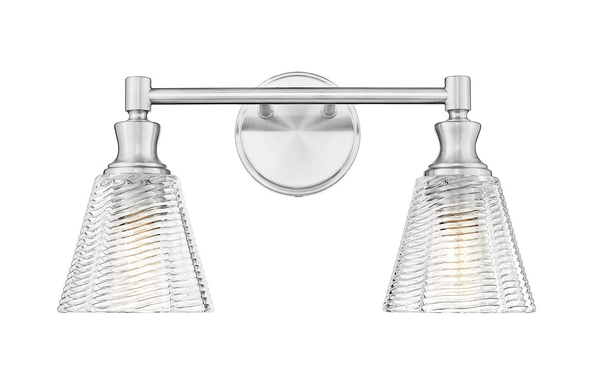 Z-Lite - 7704-2V-BN - Two Light Vanity - Auden - Brushed Nickel