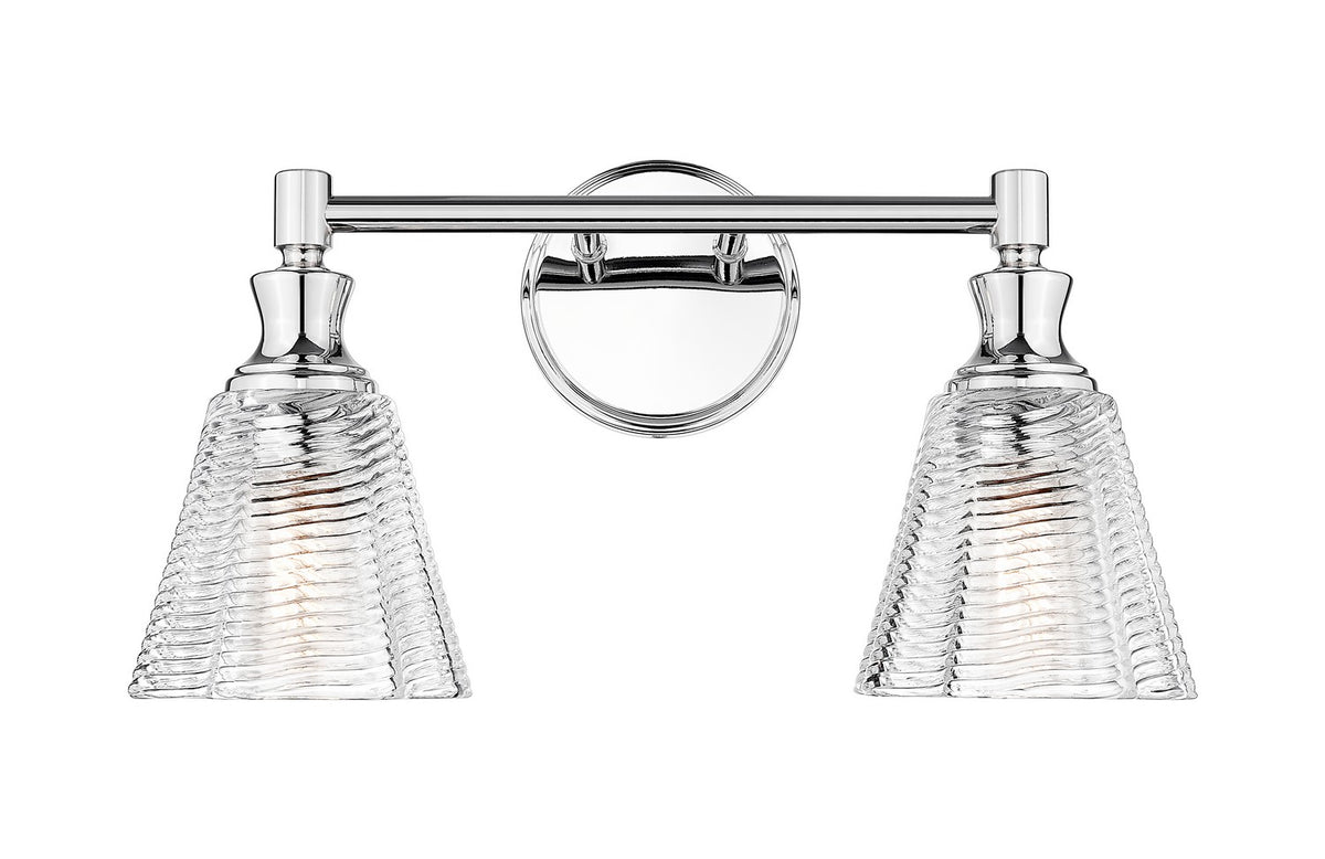 Z-Lite - 7704-2V-CH - Two Light Vanity - Auden - Chrome