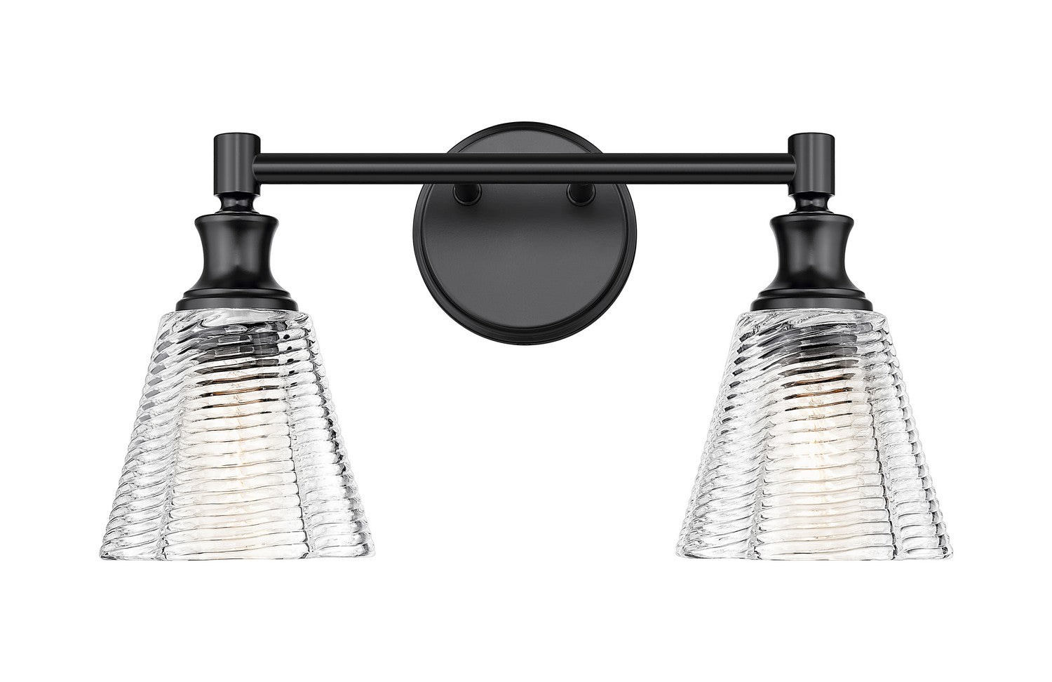 Z-Lite - 7704-2V-MB - Two Light Vanity - Auden - Matte Black