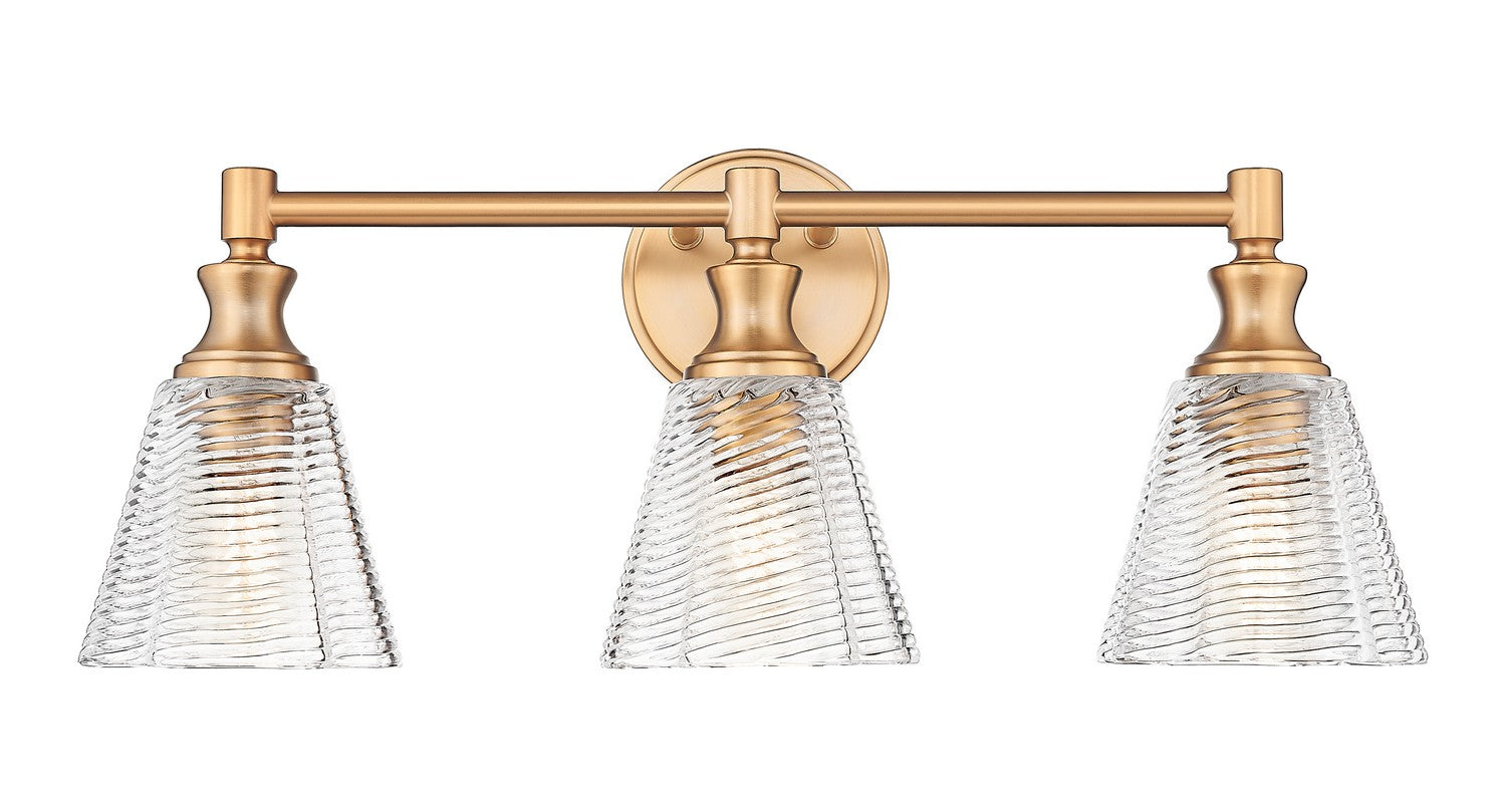 Z-Lite - 7704-3V-MGLD - Three Light Vanity - Auden - Modern Gold