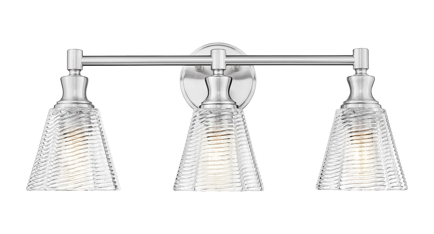 Z-Lite - 7704-3V-BN - Three Light Vanity - Auden - Brushed Nickel