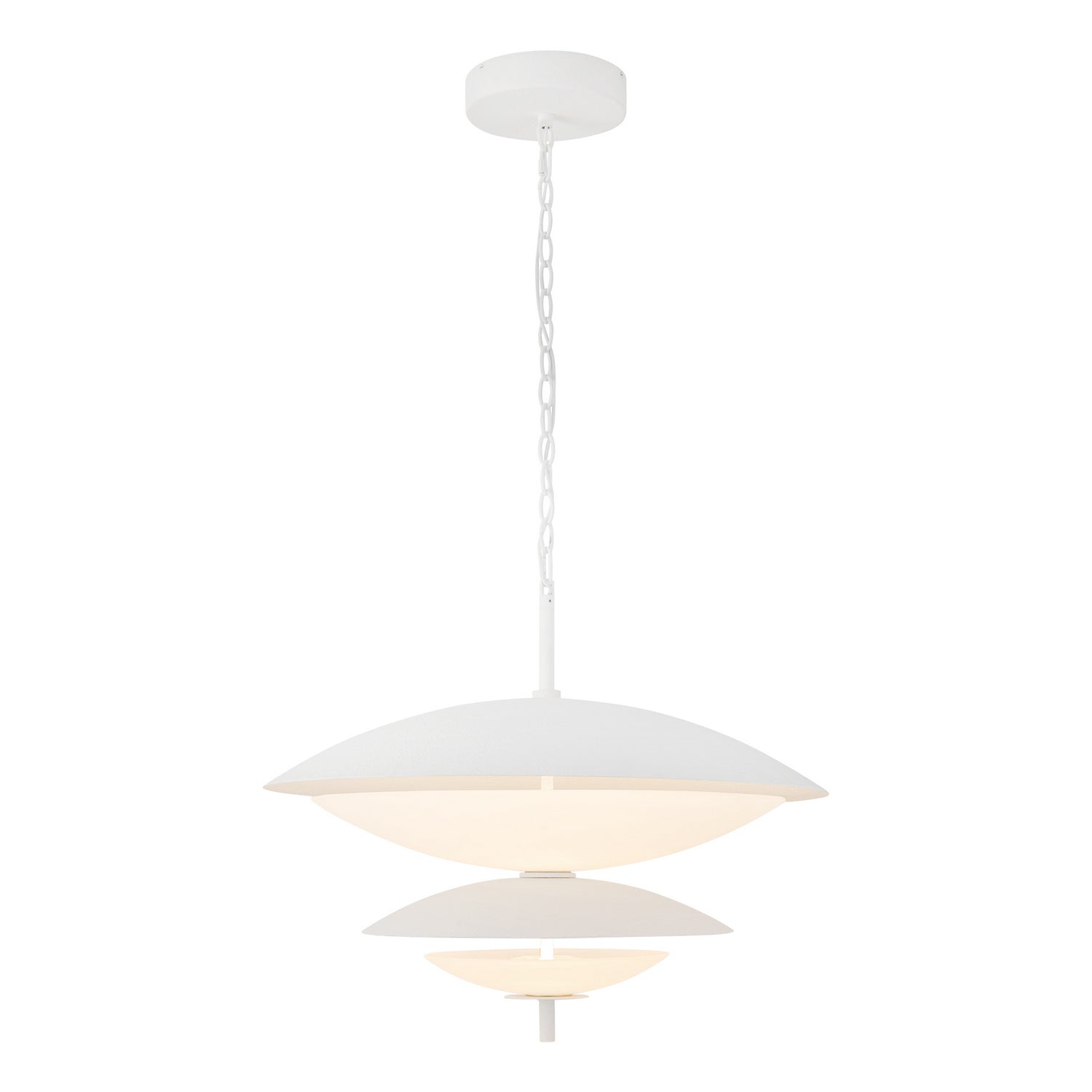 Alora - CH315224AWOP - LED Chandelier - Prescott - Antique White/Opal Matte Glass