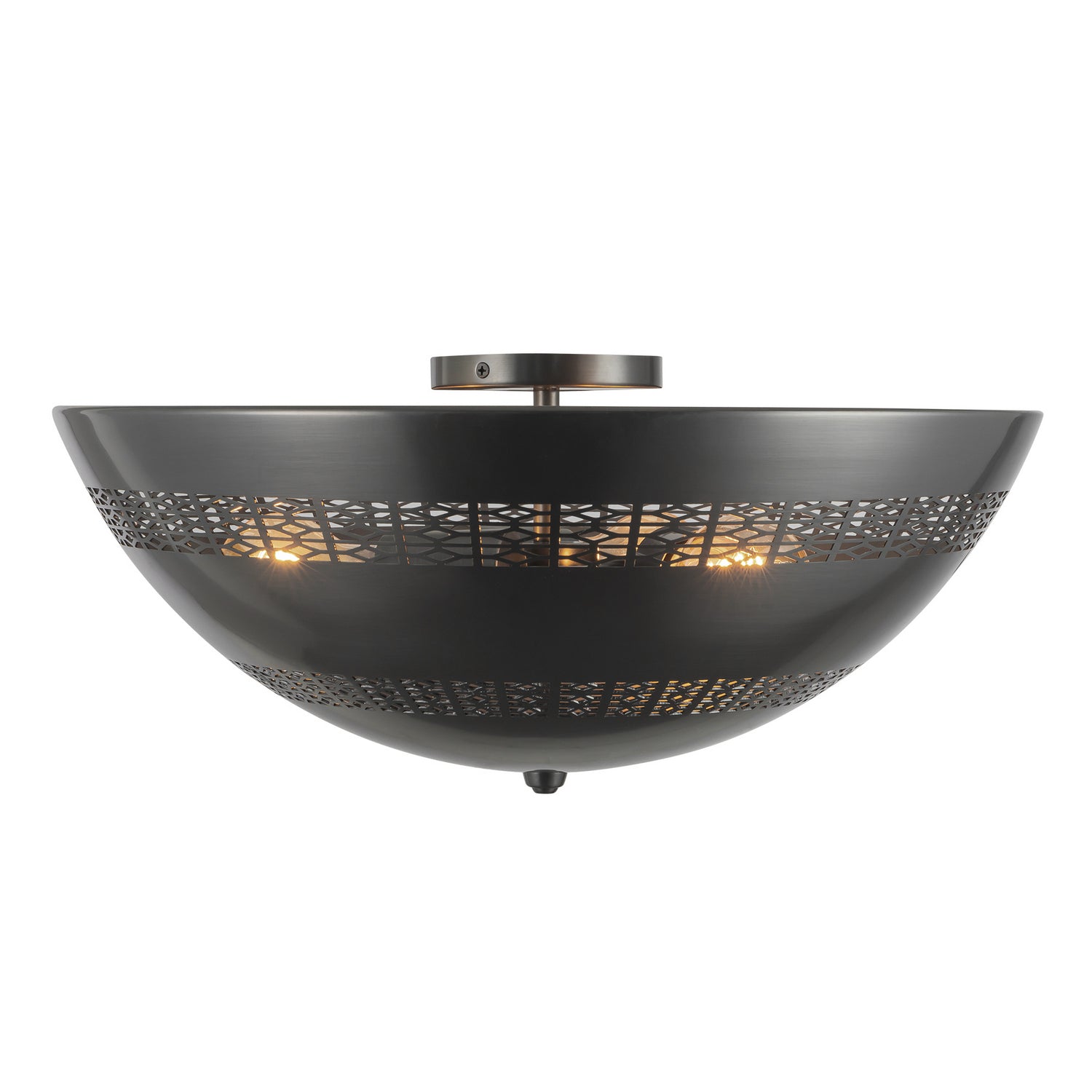 Alora - FM358318UB - Three Light Flush Mount - Overland - Urban Bronze