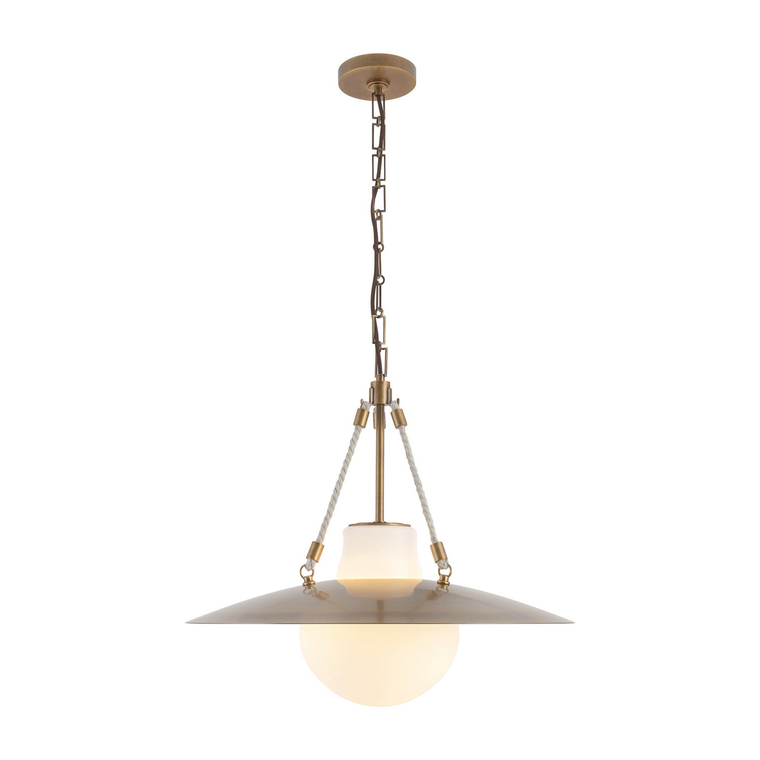 Alora - PD319722VB - One Light Pendant - Waverly - Vintage Brass