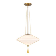 Alora - PD481015BGOP - One Light Pendant - Reeve - Brushed Gold/Opal Glass
