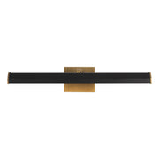 Alora - PL339721VBMB - LED Wall/Picture Light - Gemma - Vintage Brass/Matte Black