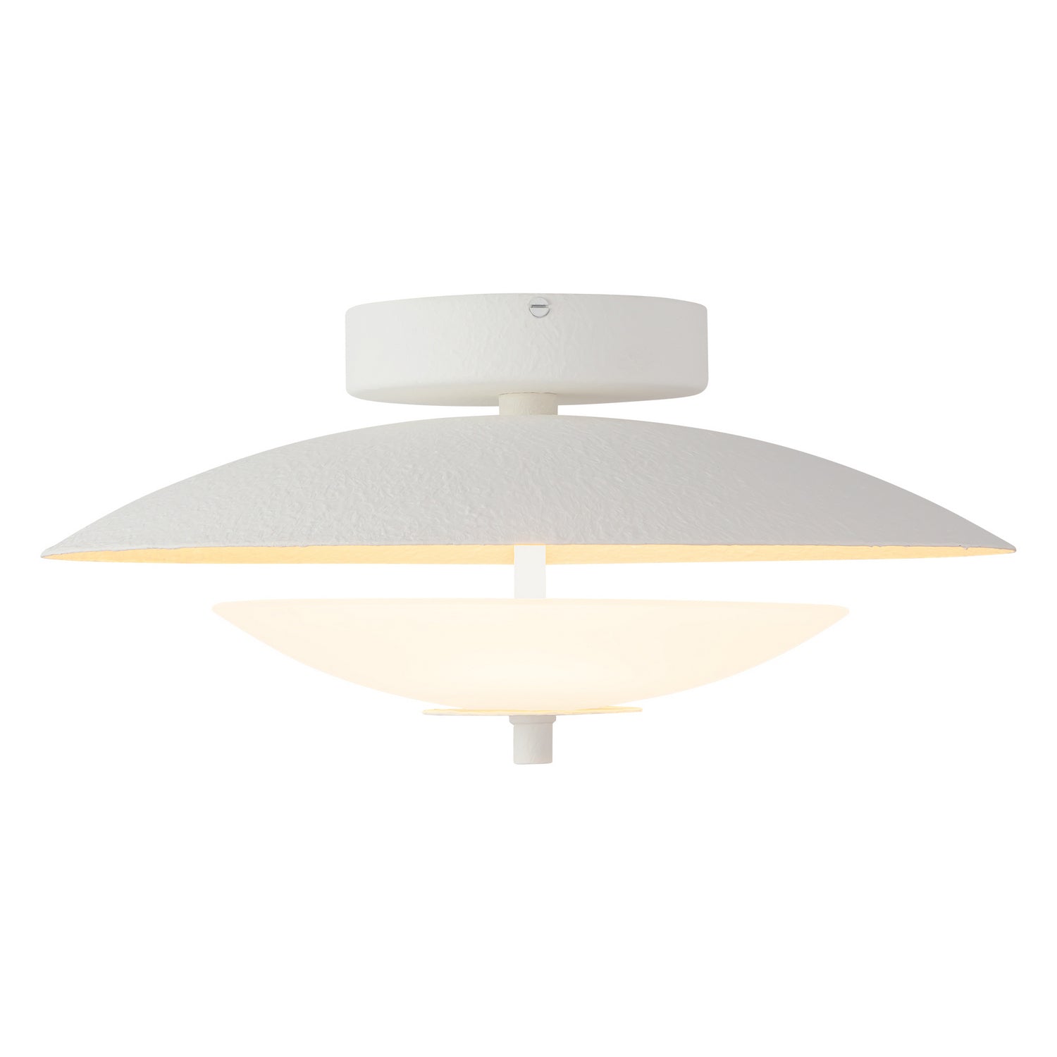 Alora - SF315015AWOP - LED Flush Mount - Prescott - Antique White/Opal Matte Glass