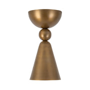 Alora - SF318804VB - One Light Flush Mount - Murphy - Vintage Brass