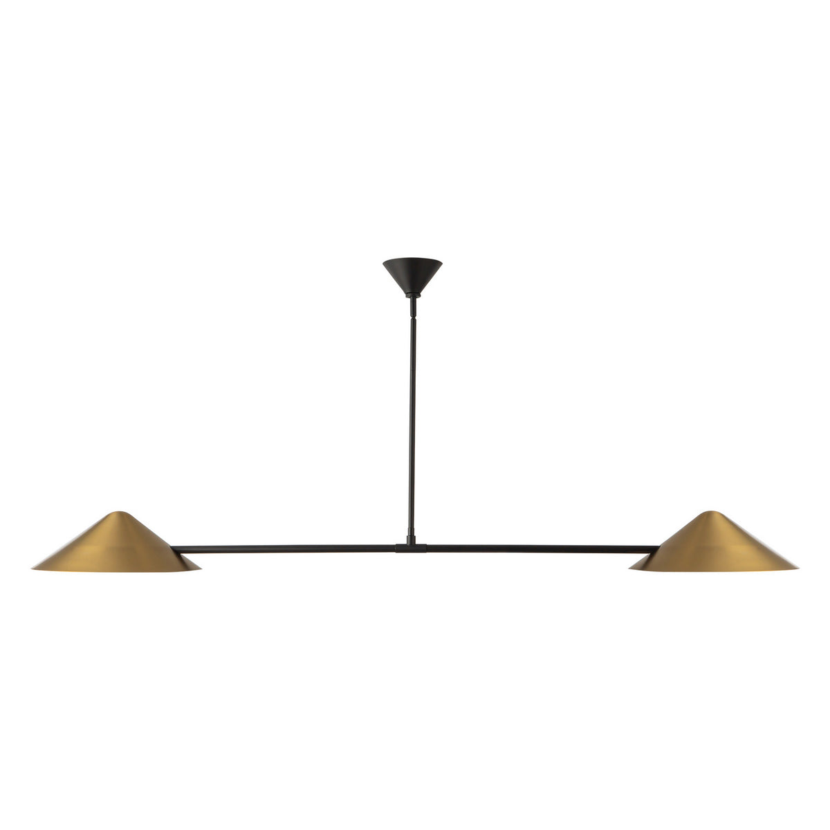 Alora - LP636158BG - Two Light Linear Pendant - Ashford - Brushed Gold