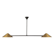 Alora - LP636158BG - Two Light Linear Pendant - Ashford - Brushed Gold