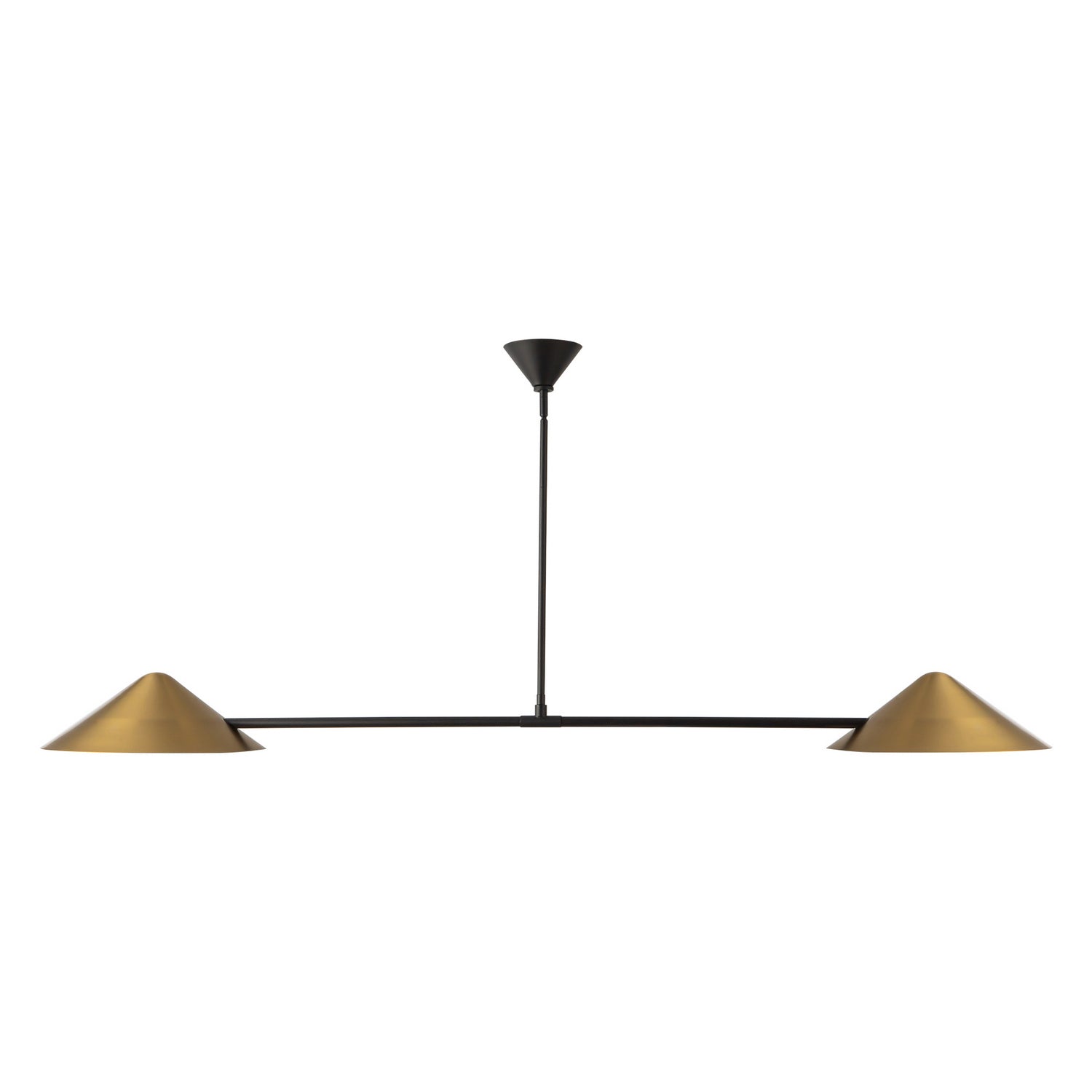 Alora - LP636158BG - Two Light Linear Pendant - Ashford - Brushed Gold
