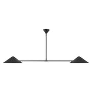 Alora - LP636158MB - Two Light Linear Pendant - Ashford - Matte Black
