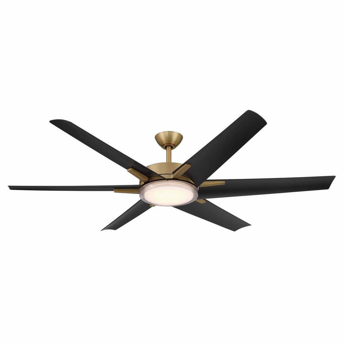 Minka Aire - F866L-HBR/CL - 65" Ceiling Fan - Deco - Heritage Brass