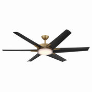 Minka Aire - F866L-HBR/CL - 65" Ceiling Fan - Deco - Heritage Brass