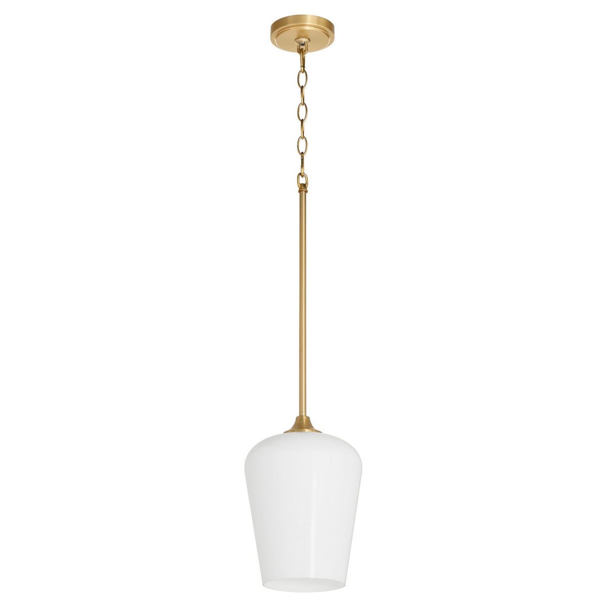 Quorum - 3313-280 - One Light Pendant - Raymond - Aged Brass