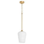 Quorum - 3313-280 - One Light Pendant - Raymond - Aged Brass