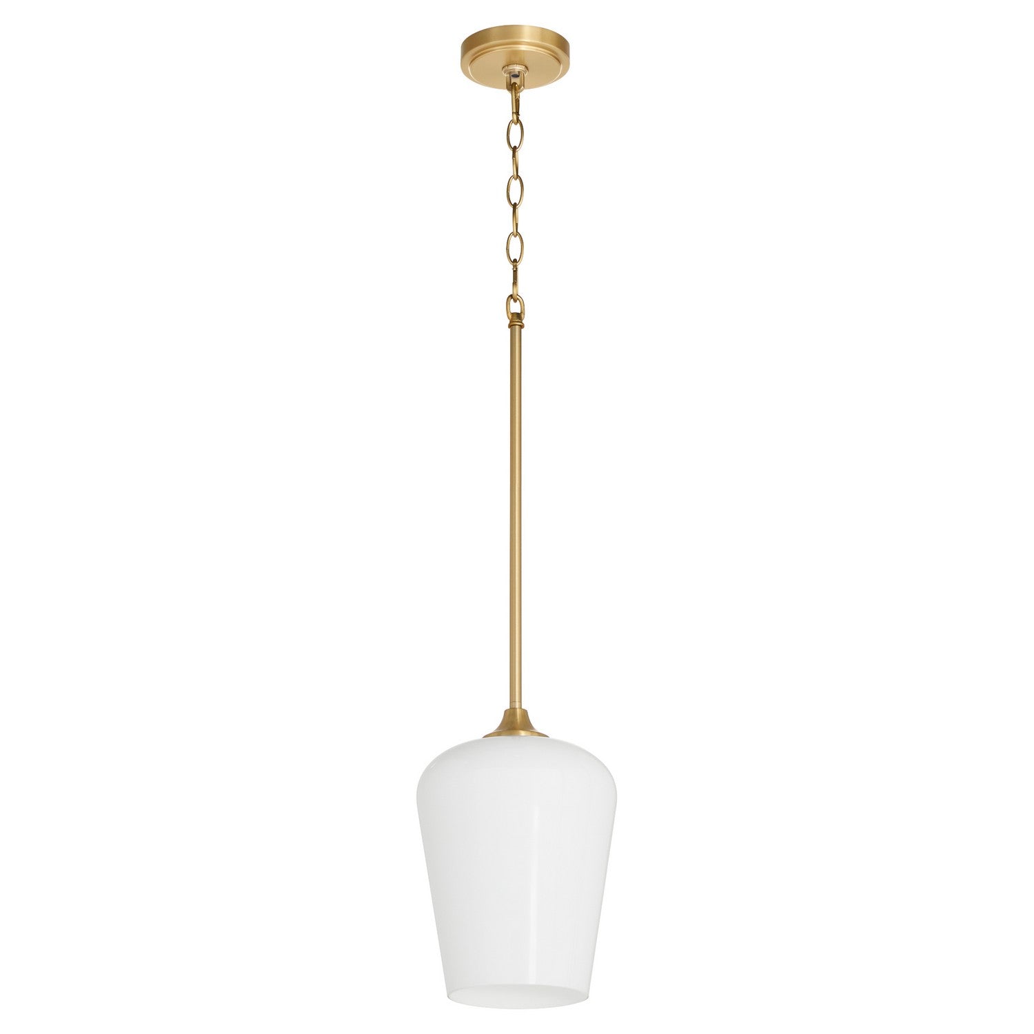 Quorum - 3313-280 - One Light Pendant - Raymond - Aged Brass